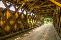 Worrall pont couvert — Photo de stock