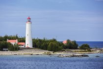 Leuchtturm auf der Bucht-Insel — Stockfoto