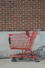 Red Shopping Cart — Stock Photo