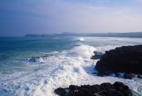 Vista do mar tempestuosa — Fotografia de Stock