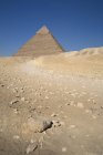 Pirámide de la guiza en Egipto - foto de stock