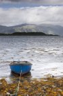 Boot an Land, Hafen appin — Stockfoto