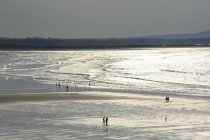 Blick auf Strand enniscrone — Stockfoto