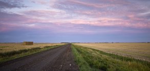 Сельская дорога, Канада — стоковое фото