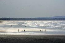 Vista de la playa Enniscrone - foto de stock