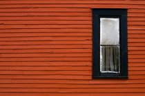 Window with black frame — Stock Photo