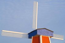 Windmill, Wooden Shoe Tulip Farm — Stock Photo