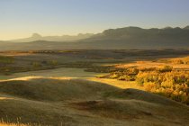View Of Foothills And Mountains In Alberta — Stock Photo