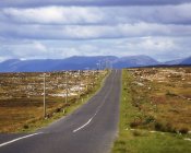 Route rurale près de Costello — Photo de stock