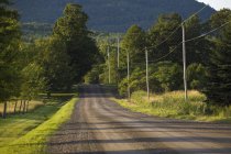 Road, Bromont, Quebec, Canada — Foto stock