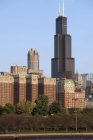 Innenstadt Chicago tagsüber — Stockfoto