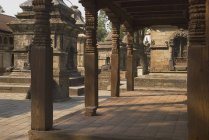 Індуські храми в Pashupatinat — стокове фото