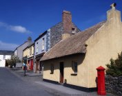 Blick auf Häuser in irland — Stockfoto