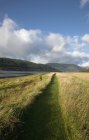 Percorso, Loch Sunart, Highland — Foto stock