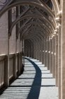 Arched Walkway with shadows — Stock Photo
