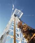 Drilling Rig and metal construction — Stock Photo
