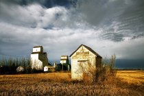 Farm Structures on field — Stock Photo
