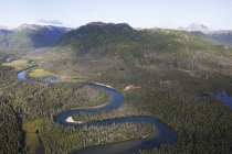 Iliamna Fluss in Lake and Peninsula Borough; alaska, vereinigte Staaten von Amerika — Stockfoto