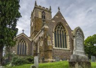 Historische kirche, st. luke 's church, in einer bürgerlichen gemeinde in england; thurnby and bushby, leicestershire, england — Stockfoto