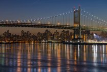 Rfk Triboro Bridge At Twilight; New York City, New York, United States Of America — Stock Photo