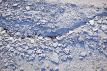 Ghiaccio e neve sull'oceano; Alaska, Stati Uniti d'America — Foto stock