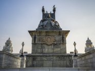 Statue der Königin Viktoria am Viktoria-Denkmal, das der Königin Viktoria gewidmet ist; Kolkata, West Bengal, Indien — Stockfoto