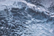 Vue rapprochée de la glace depuis un iceberg, Jokulsarlon, côte sud ; Islande — Photo de stock