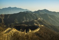La Gran Muralla de China; Mutianyu, Condado de Huairou, China - foto de stock