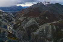Veduta aerea dei ghiacciai e delle montagne del Kluane National Park and Reserve, vicino a Haines Junction, Yukon, Canada — Foto stock