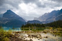 Scenic view of Lake OHara, Yoho National Park, British Columbia, Canada — Stock Photo