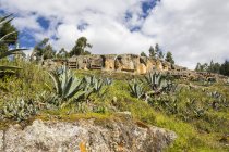 Malerischer Blick auf ventanillas de otuzco funerary complex, archäologische Stätte, cajamarca, peru — Stockfoto