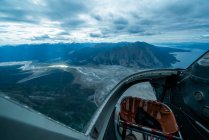 Національний парк і заповідник Клуан, що відкривається з літака; Національний парк і заповідник Хайнес (Юкон, Канада). — стокове фото