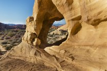 Scenic view of natural arch, Valley of Fire State Park; Overton, Nevada, United States of America — Stock Photo