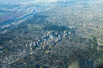 Vista aérea del increíble paisaje urbano de Vancouver, Columbia Británica, Canadá - foto de stock
