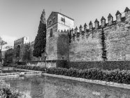 Römische Mauern von Córdoba; Córdoba, Andalusien, Spanien — Stockfoto