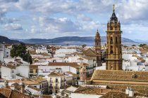 Vista panorámica de la ciudad de Antequera, Antequera, Málaga, España - foto de stock