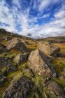 Maestoso paesaggio roccioso della penisola di Snaefellsness; Islanda — Foto stock
