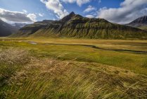 Scenic views on the Trollaskagi peninsula in Northern Iceland; Iceland — Stock Photo