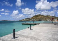 Vista panoramica sul porto di Great Bay; Philipsburg, St Maarten — Foto stock