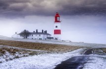 Souter Lighthouse, Marsden; South Shields, Tyne and Wear, Inglaterra - foto de stock