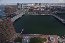 High angle view of a city, Boston, Massachusetts, USA — Stock Photo