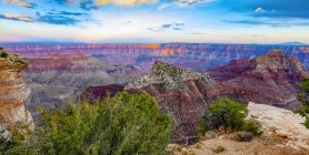 Vue panoramique de North Rim, Grand Canyon ; Arizona, États-Unis d'Amérique — Photo de stock