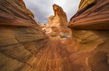 Las increíbles formaciones de piedra arenisca y roca de South Coyote Butte; Arizona, Estados Unidos de América - foto de stock