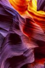Живописный вид на Rattlesnake Canyon; Пейдж, Аризона, Соединенные Штаты Америки — стоковое фото