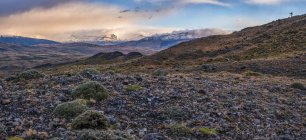 Paesaggio incredibile intorno al Parco Nazionale Torres Del Paine del Cile meridionale; Cile — Foto stock