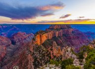 Vista panoramica su North Rim, Grand Canyon; Arizona, Stati Uniti d'America — Foto stock