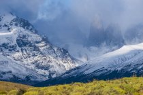 Unglaubliche Landschaft rund um den Nationalpark Torres del Paine in Südchile; Chile — Stockfoto