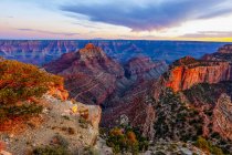 Vista panorámica de North Rim, Gran Cañón; Arizona, Estados Unidos de América - foto de stock