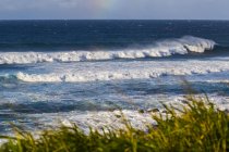 Vista panorâmica da majestosa paisagem com onda oceânica — Fotografia de Stock