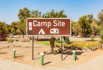 Hobas campsite, Fish River Canyon; Namibia — Stock Photo